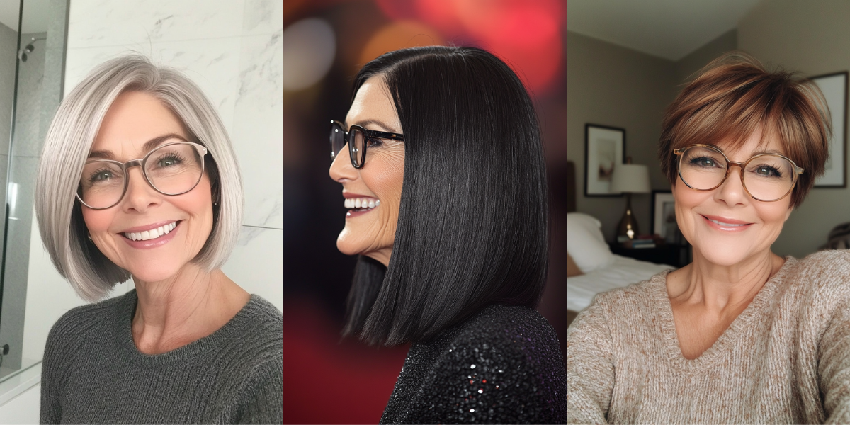 26 Stylish Hairstyles for Women Over 60 with Glasses to Match Your Style in 2025