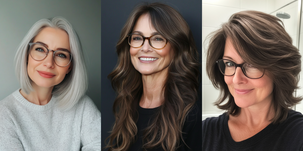 27 Stunning Hairstyles for Women Over 50 With Glasses in 2025