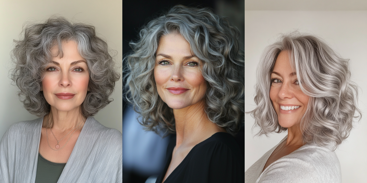 27 Gorgeous Curly Bob Hairstyles For Over 50 in 2025