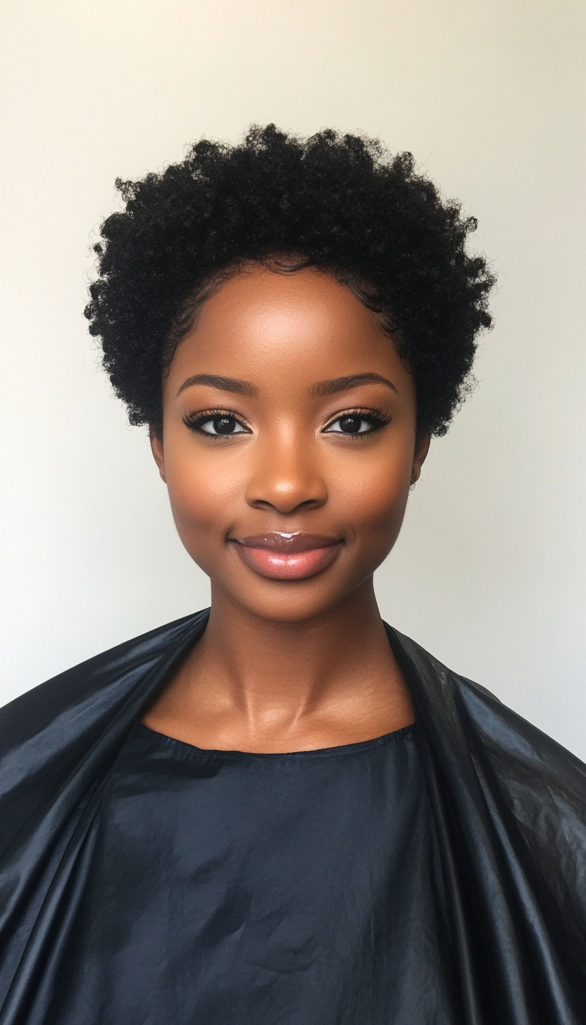 1. Textured Taper with Warm Ebony (Short Afro Hairstyles) - Short Afro Hairstyles