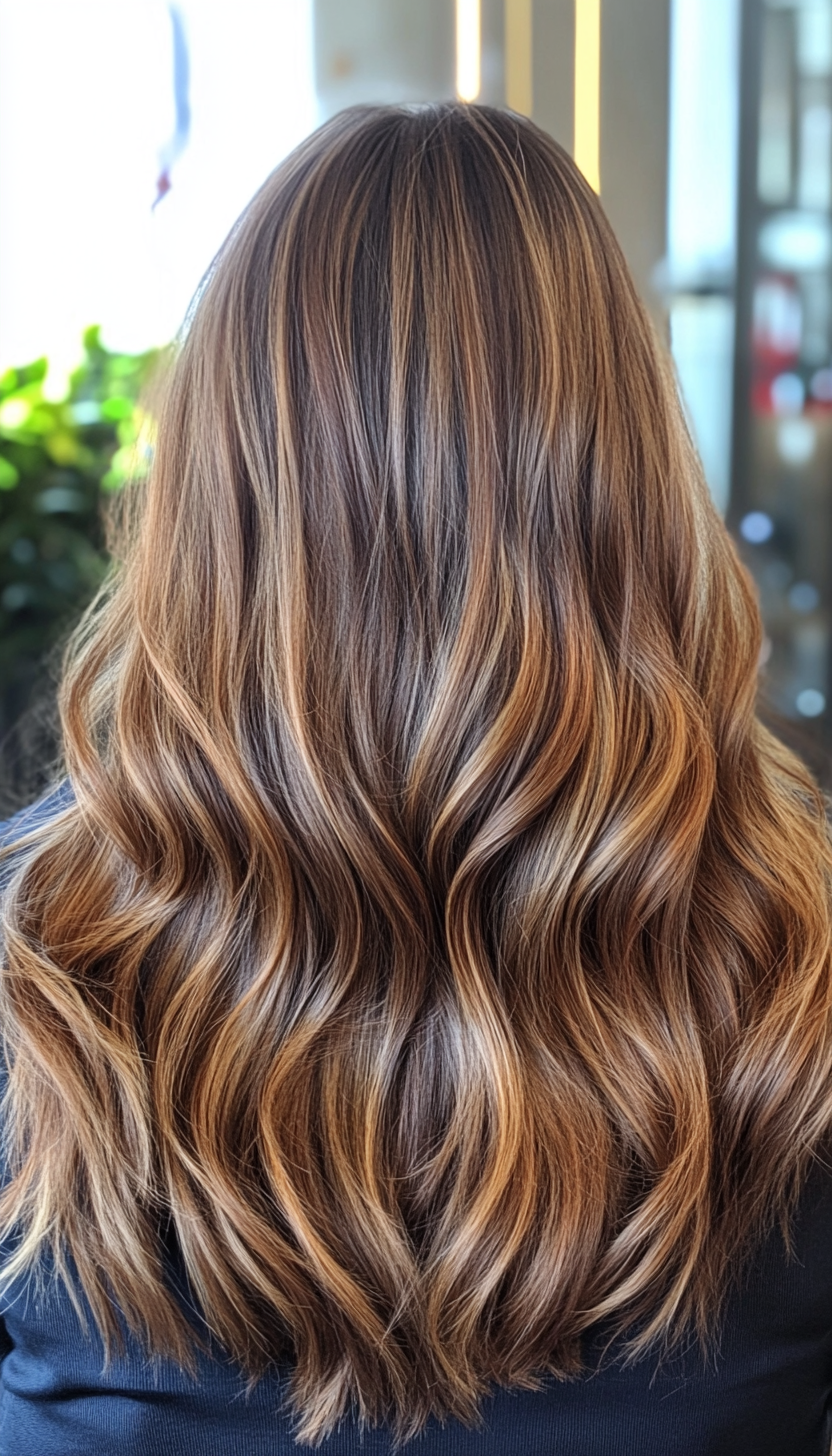 9. Cocoa Layered Waves (Holiday Hairstyles) - Holiday Hairstyles