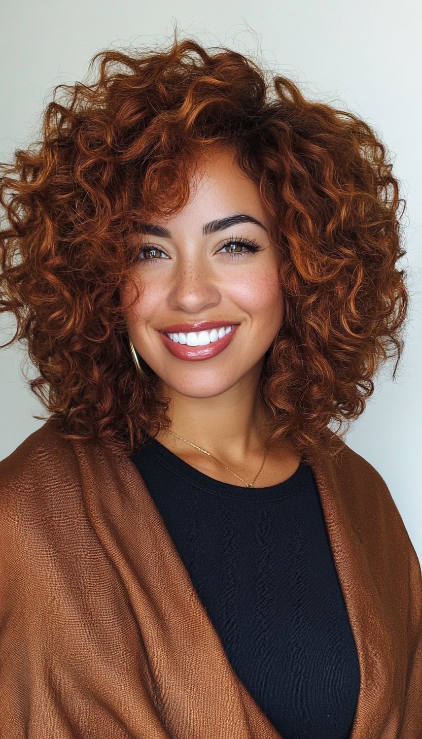 11. Cinnamon Curl Halo (Holiday Hairstyles) - Holiday Hairstyles