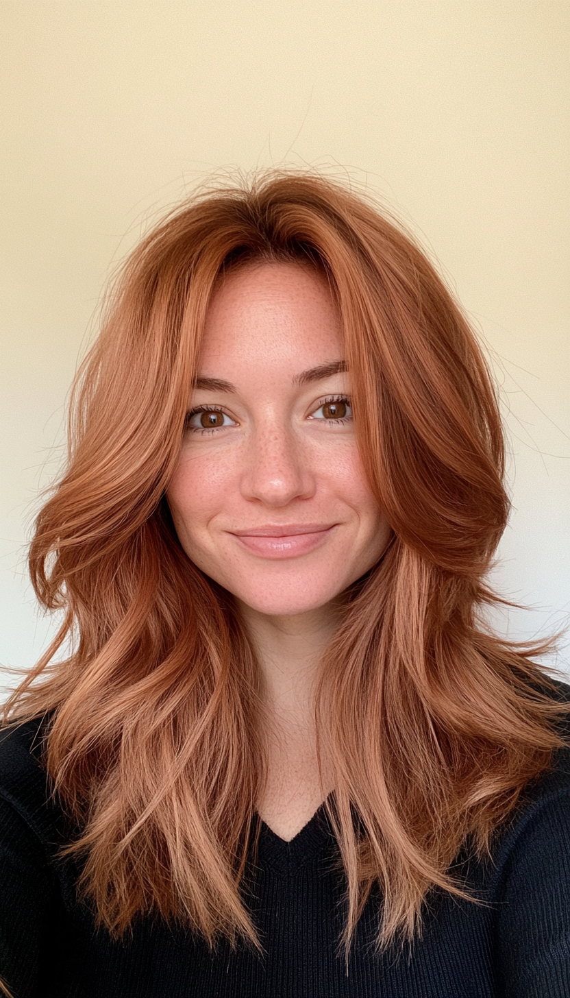 20. Copper Dusty Shag (Holiday Hairstyles) - Holiday Hairstyles