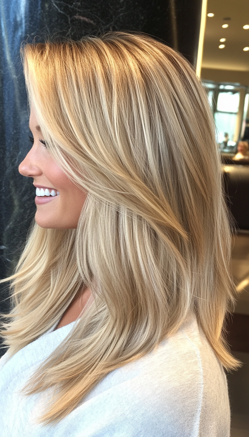 16. Textured Ends in Ash Blonde (Long Haircuts For Fine Hair) - Long Haircuts For Fine Hair