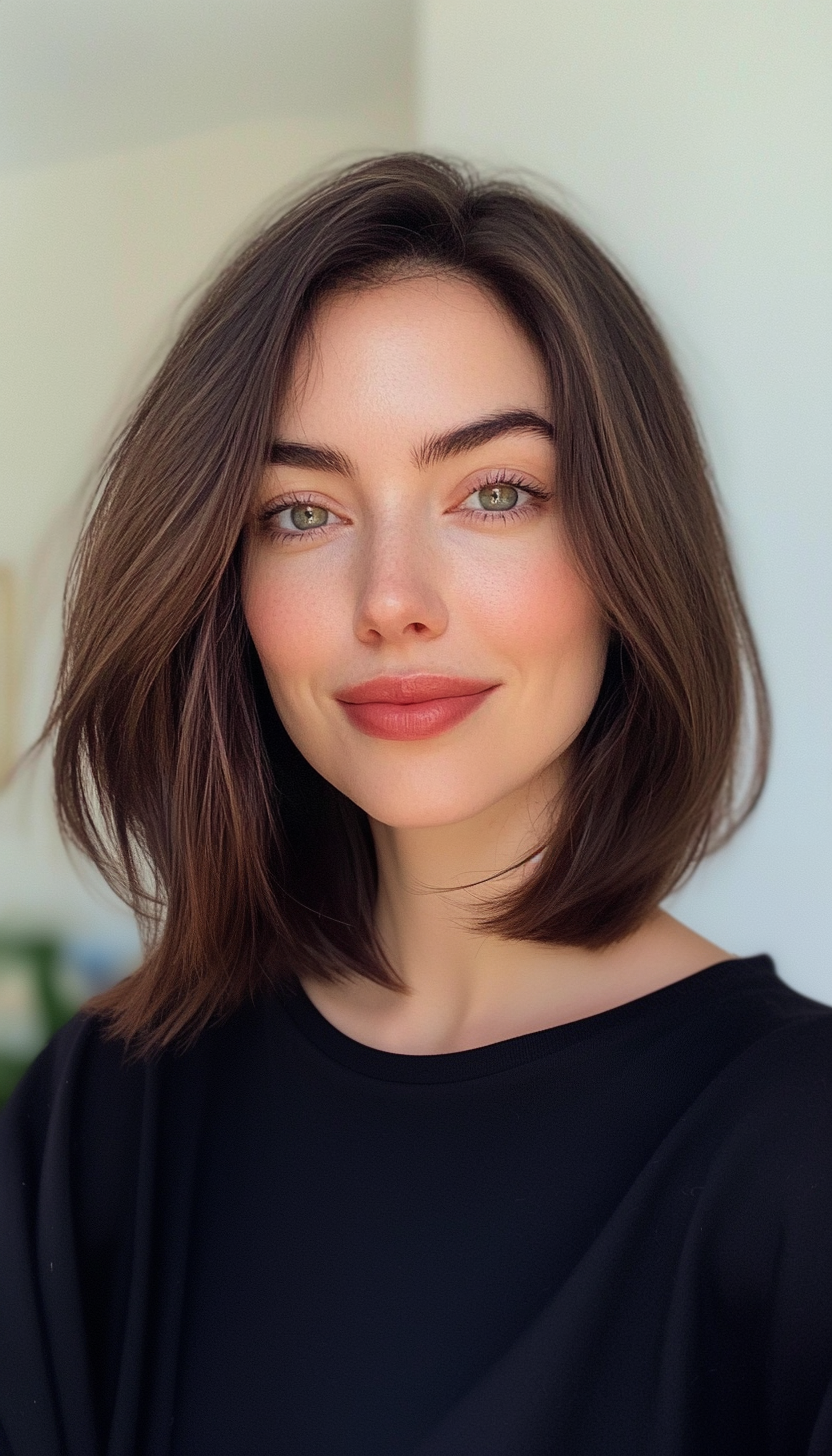 13. Long Bob with Subtle Ombré (Bob Hairstyles For Thin Hair) - Bob Hairstyles For Thin Hair