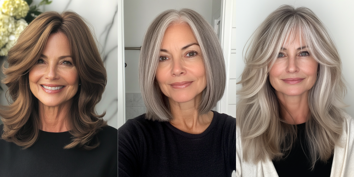 20+ Refreshing Medium Length Hairstyles for Older Women in 2025