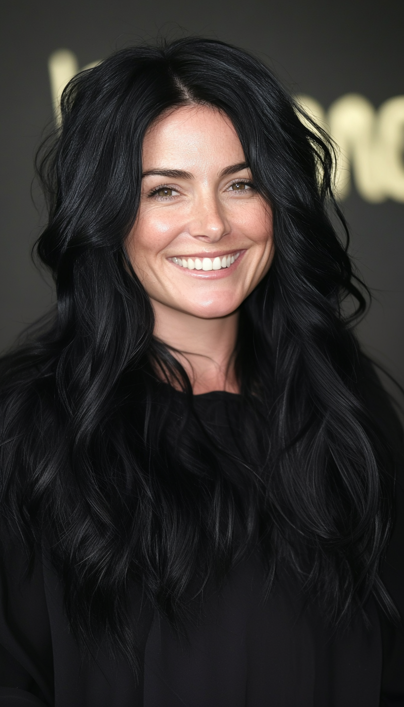 20. Raven Black Bohemian Waves (Hippie Haircuts) - Hippie Haircuts