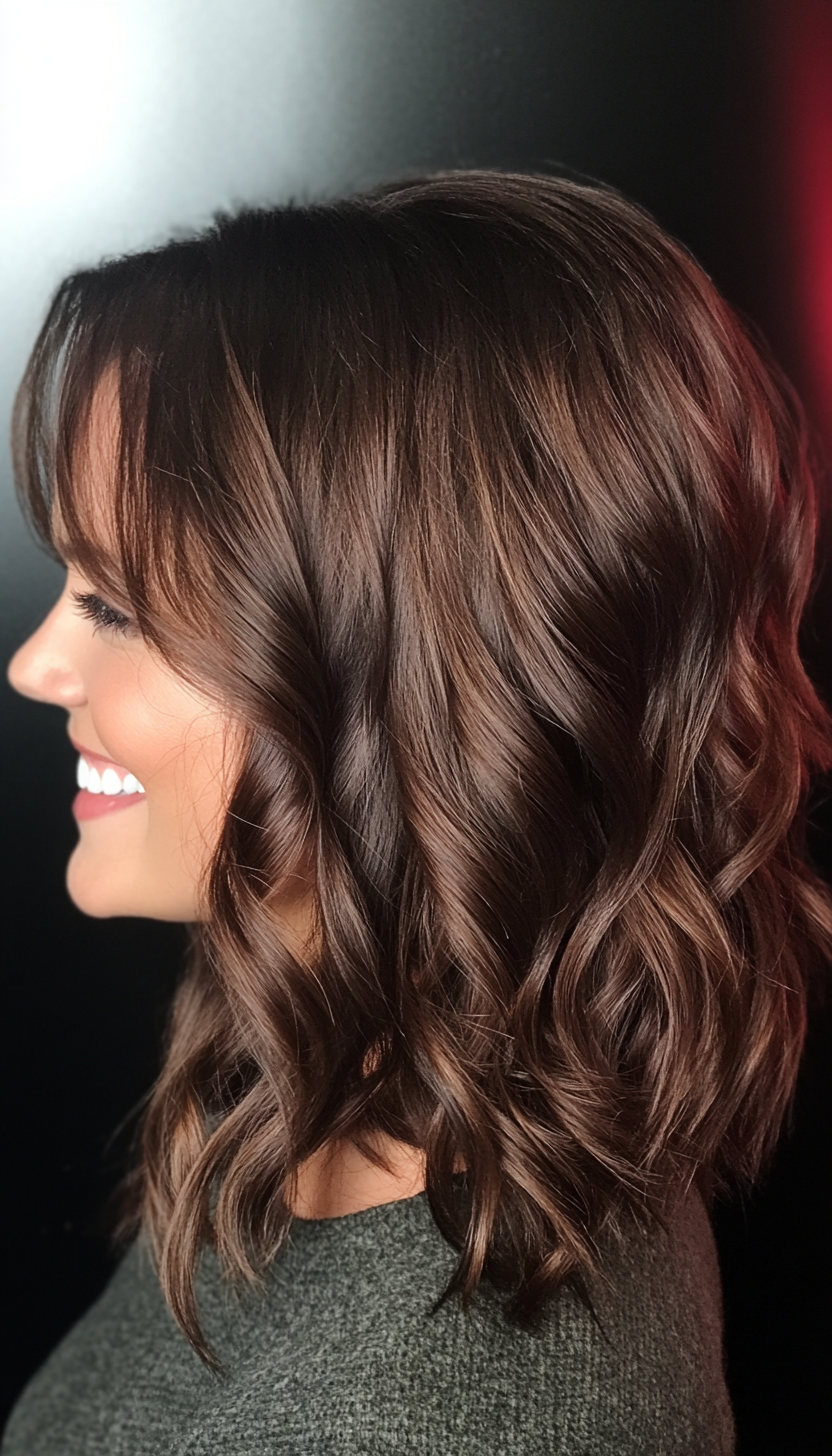 27. Dark Cocoa Gypsy Waves (Hippie Haircuts) - Hippie Haircuts