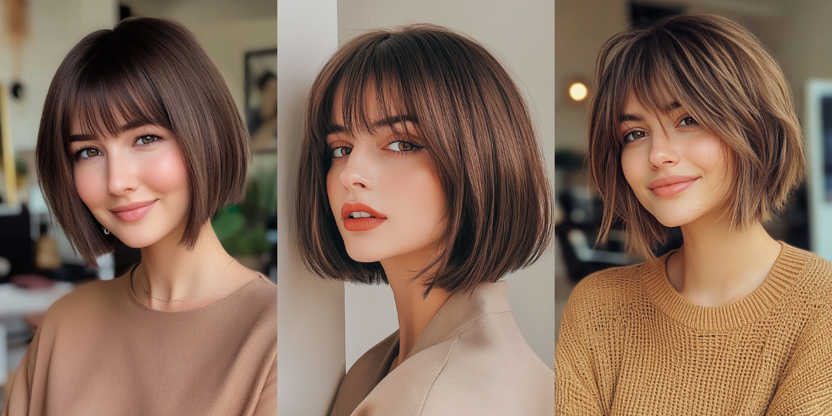 27 Refreshing Short Bob Hairstyles With Fringe 2025