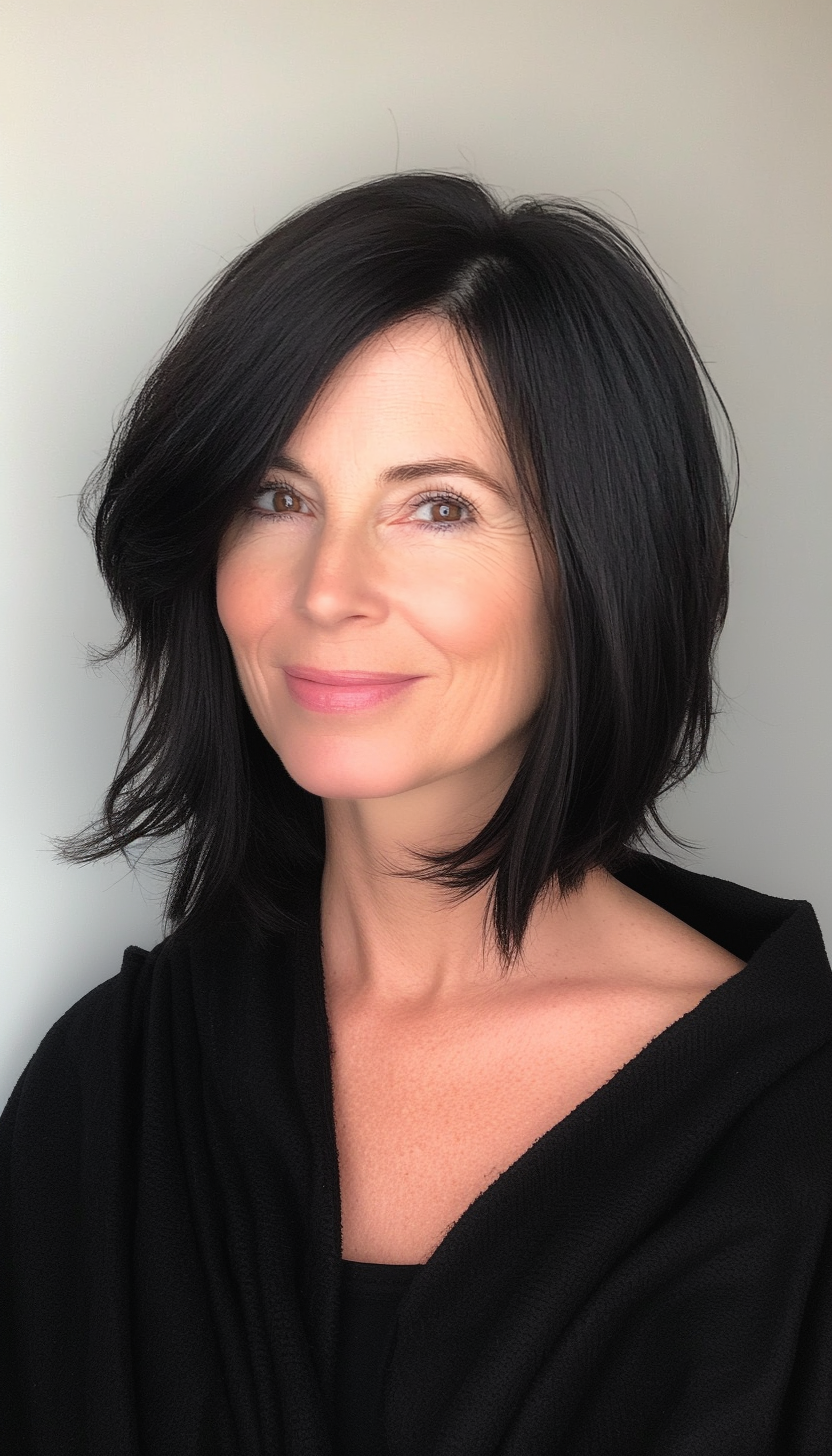 5. Dark Espresso Shaggy Pixie (Short Hairstyles For Women Over 50 With Thick Hair) - Short Hairstyles For Women Over 50 With Thick Hair