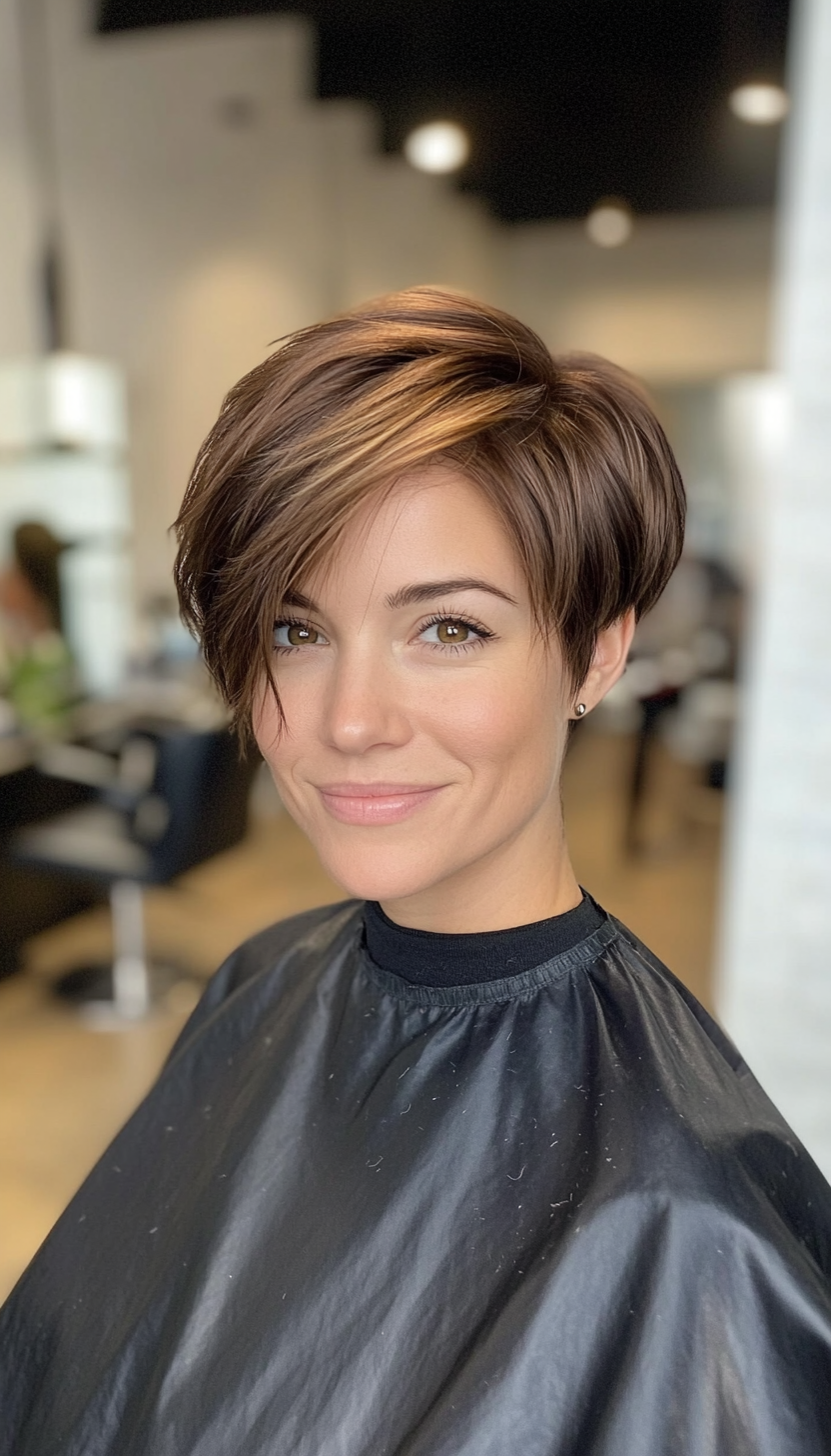 10. Pixie Bob Hybrid in Warm Honey Brown (Short Pixie Haircuts) - Short Pixie Haircuts