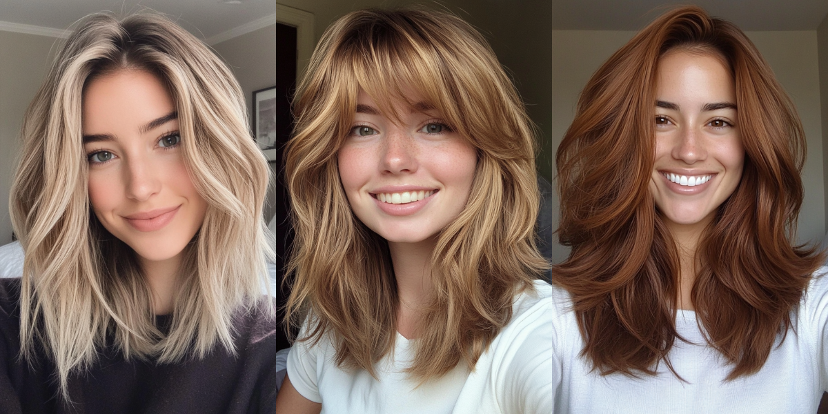 22 Refreshing Medium Length Layered Haircuts 2025