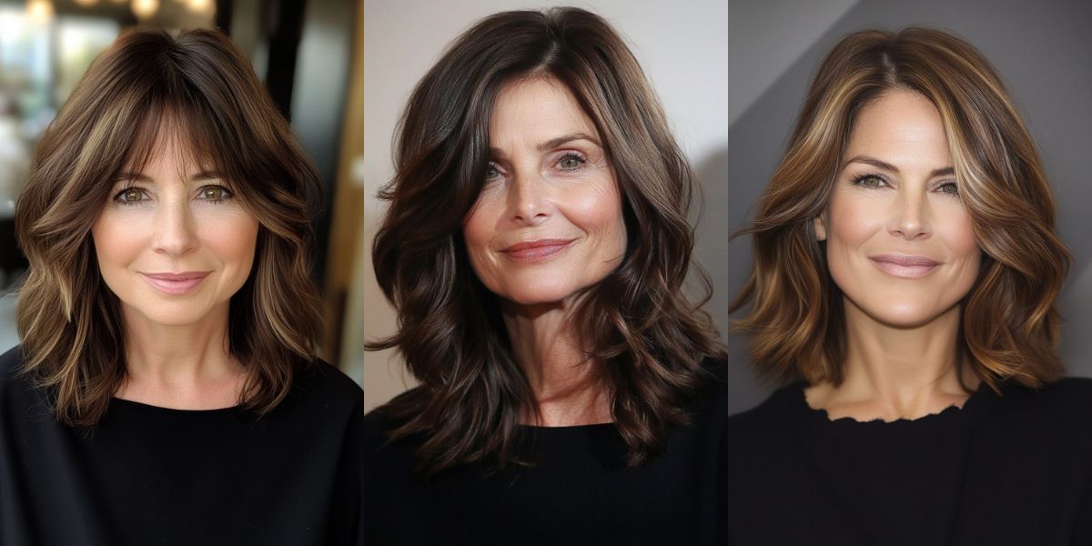 20 Gorgeous Shoulder Length Hairstyles for Women Over 50 2025