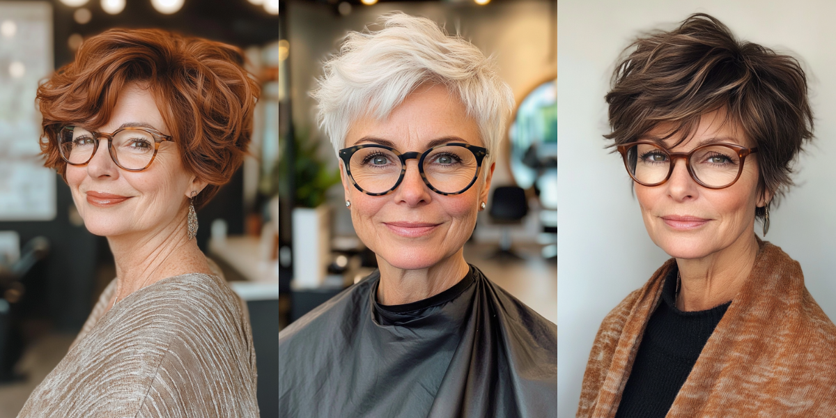 21 Trendy Short Hairstyles for Women Over 70 With Glasses 2025