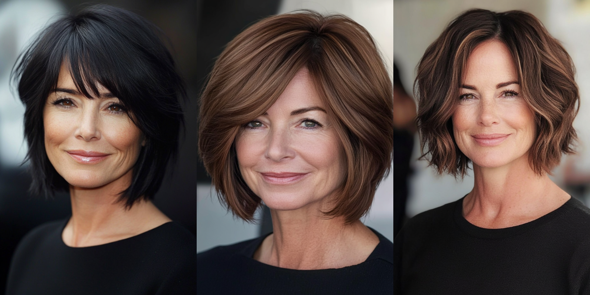 21 Bob Hairstyles for Women Over 50 to Try in 2025