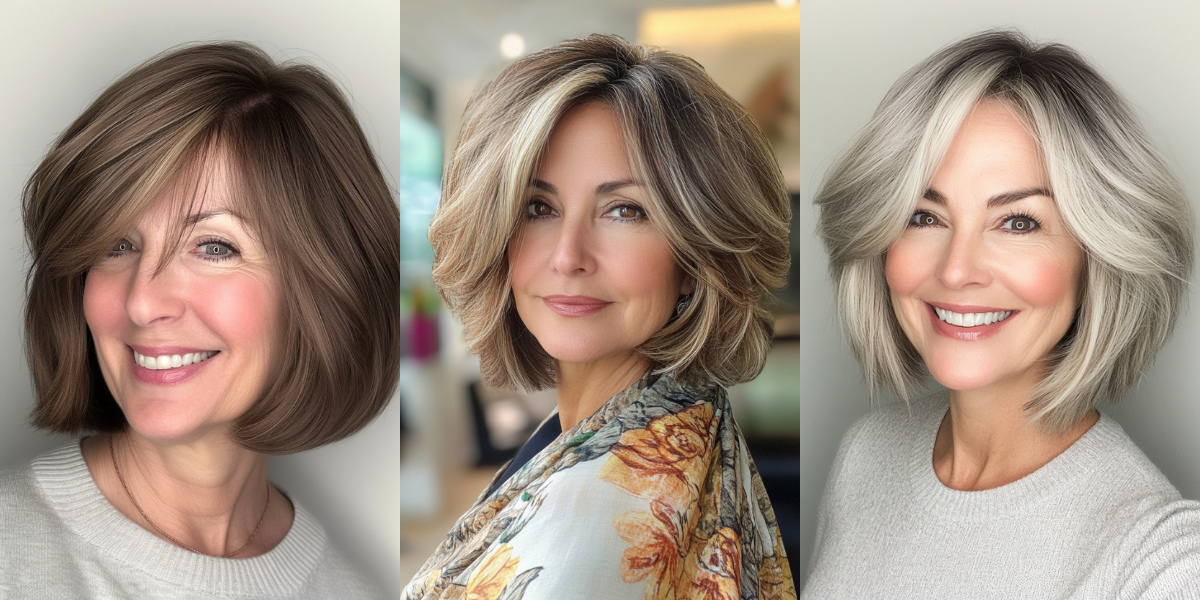 23 Stylish Layered Bob Haircuts for Women Over 50 in 2025