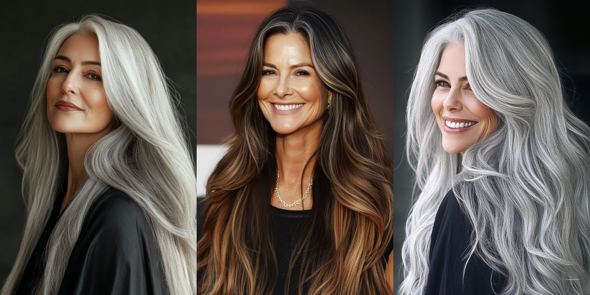 23 Refreshing Long Haircuts for Older Women 2025