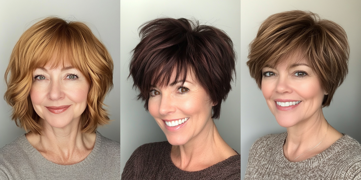 27 Crazy-Good Short Shag Haircuts With Bangs for Older Women 2025