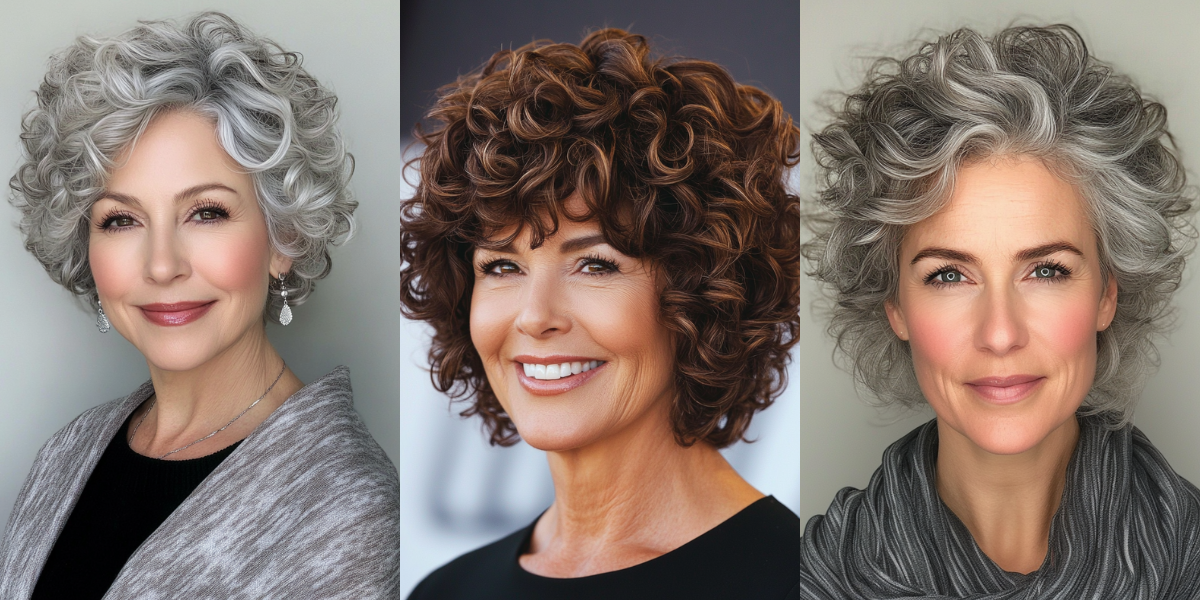 22 Age-Defying Short Curly Haircuts for Older Women 2025