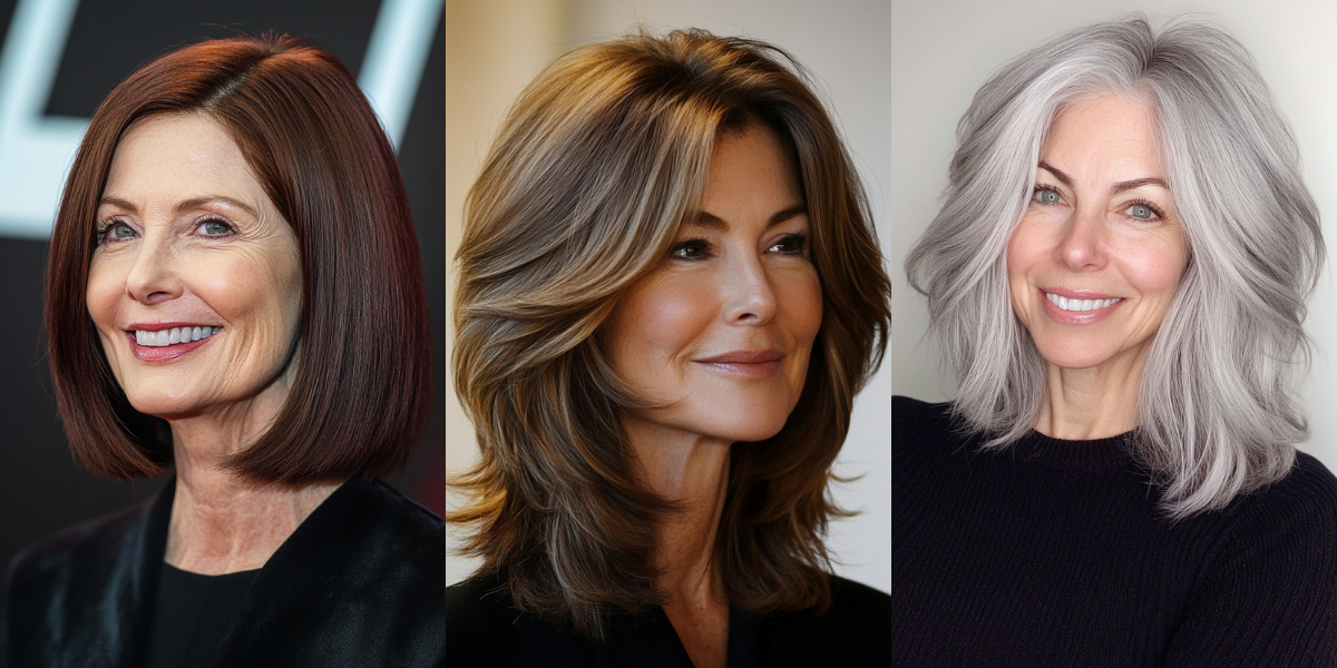 27 Stunning Shoulder Length Hairstyles for Women Over 60 2025