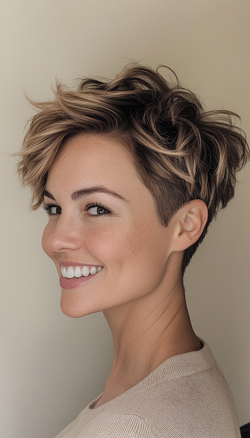 4. Dark Blonde Piecey Pixie (Very Short Pixie Haircuts) - Very Short Pixie Haircuts