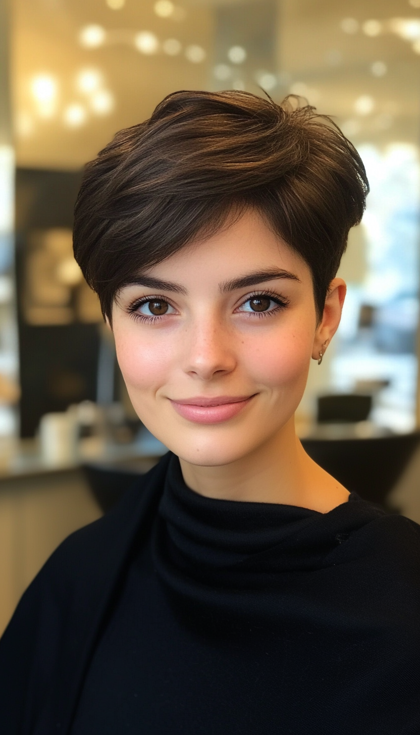 6. Espresso Tapered Pixie (Very Short Pixie Haircuts) - Very Short Pixie Haircuts